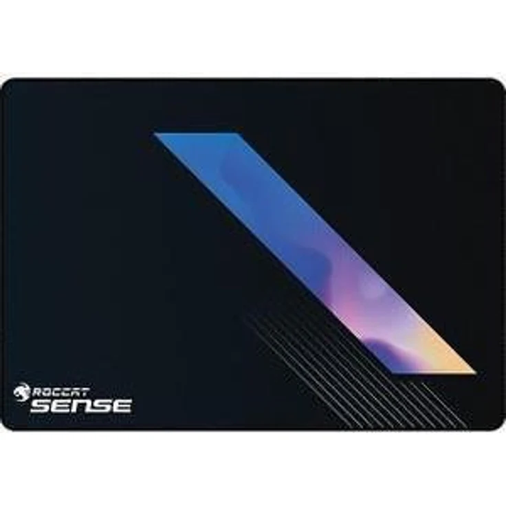 Roccat Sense Vital Force Hybrid Gaming Mauspad - Höchstmaß an Präzision, extra stark vernähter Rand, gummierte Unterseite, hochwertiges Material (400 mm x 280 mm x 2 mm), Schwarz – Bild 1