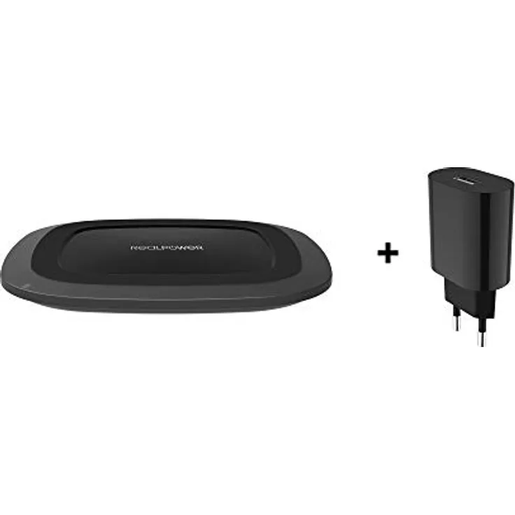 Realpower 257638 wireless Charger schwarz