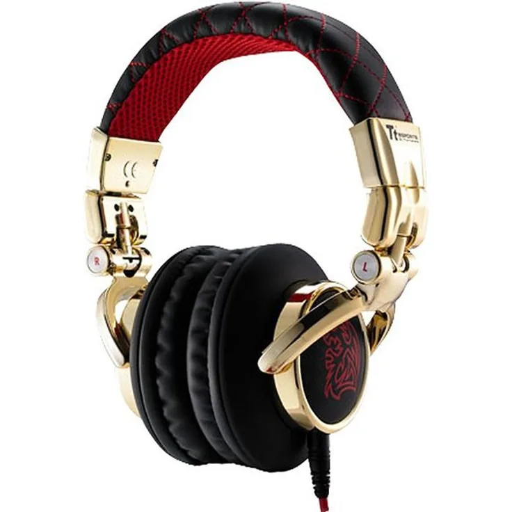 Tt eSPORTS Dracco Signature Chao Streetware Headset HT-DRS007OEBL, gold-schwarz