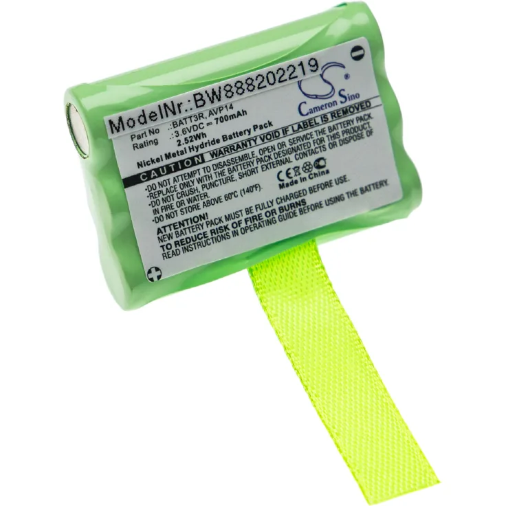 VHBW Akku kompatibel mit Midland LXT630 Funkgerät, Walkie Talkie (700mAh, 3,6V, NiMH)