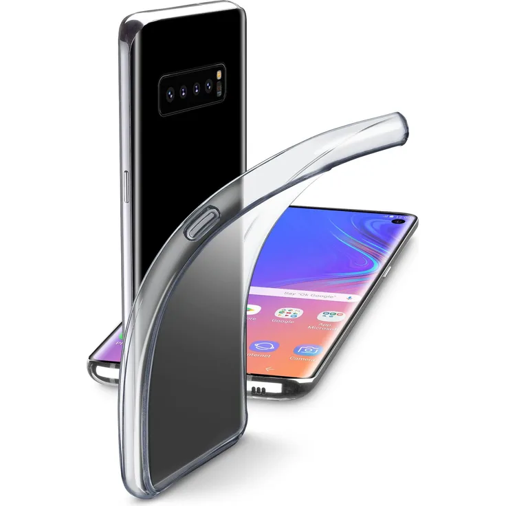 cellularline FINECGALS10T Handy-Schutzhülle Rand Transparent - Handy-Schutzhüllen (Rand, Samsung, Galaxy S10, Transparent)