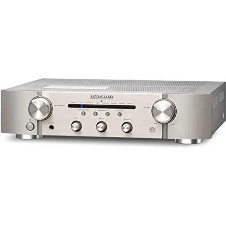 Marantz PM6007 Stereo-Vollverstärker, HiFi Verstärker, Phono-Eingang, 2X 60W PM6007-N1SG silber