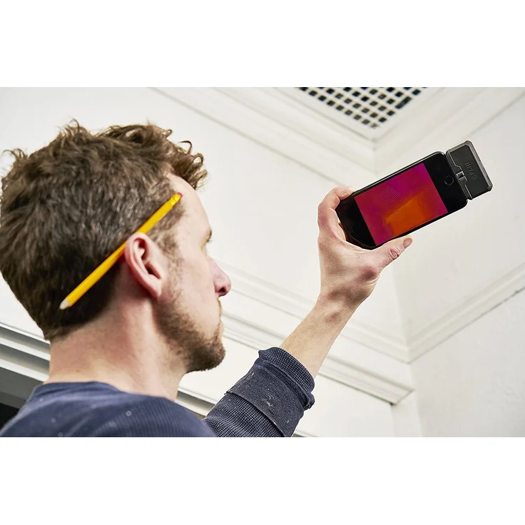 FLIR One Pro LT Wärmebildkamera für iOS mit 4800 Pixel Auflösung (Lightning), schwarz – Bild 7