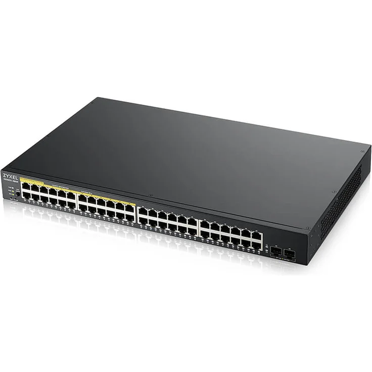ZyXEL Switch 19 Zoll 48x GE GS1900-48HP V2 48 Port Gbe L2 PoE – Bild 1
