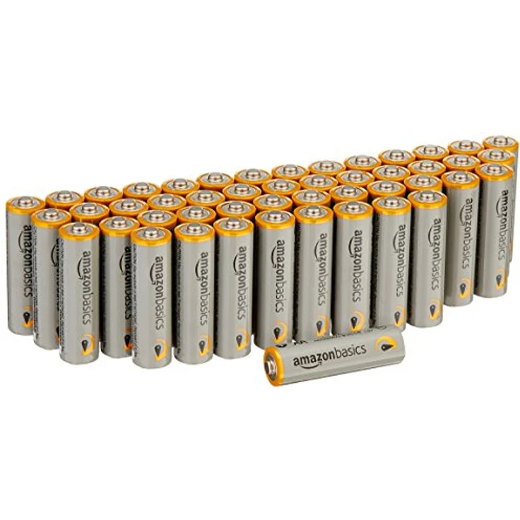 AmazonBasics AA-Alkalibatterien, leistungsstark, 1,5 V, 48 Stück (Aussehen kann variieren) – Bild 1