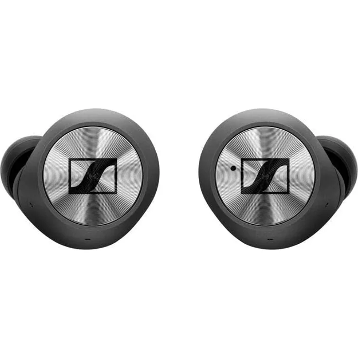 Sennheiser MOMENTUM Chrom, True Wireless In-Ear Kopfhörer, mit Bluetooth, Mikrofon, geeignet für Sport, spritzwassergeschützt, schwarz