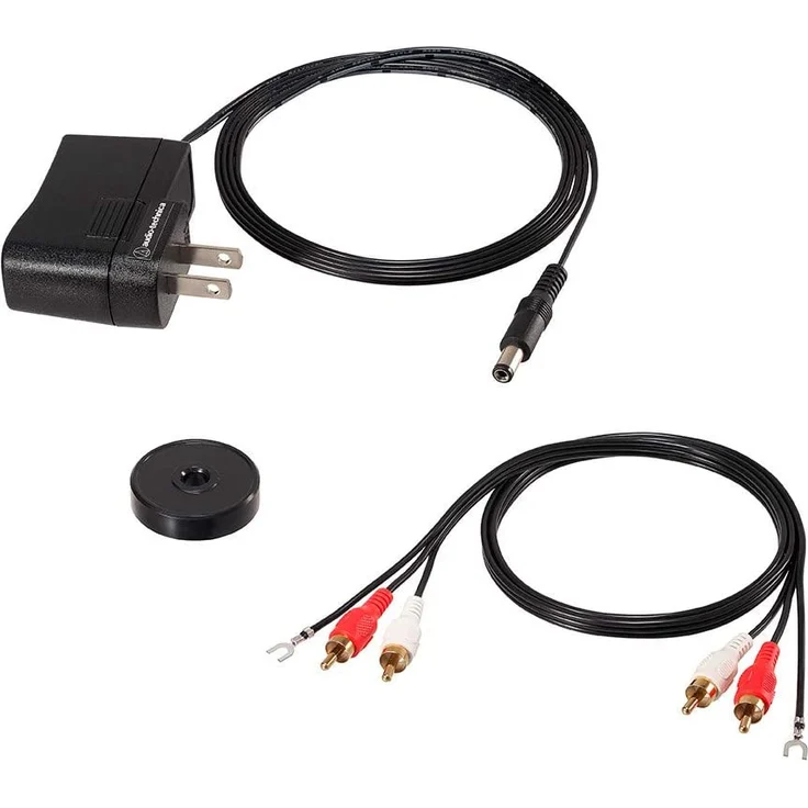 Audio-Technica AT-LPW50PB Manueller Plattenspieler mit Riemenantrieb schwarz – Bild 7
