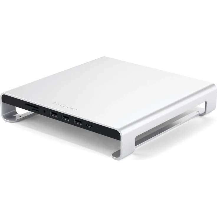 Satechi Aluminum Monitor Stand Hub for iMac silver