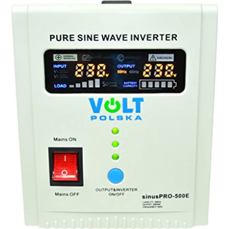Volt – Off – Grid Inverter-Charger Wechselrichter sinuspro-500e 12 V-240 V AVR UPS