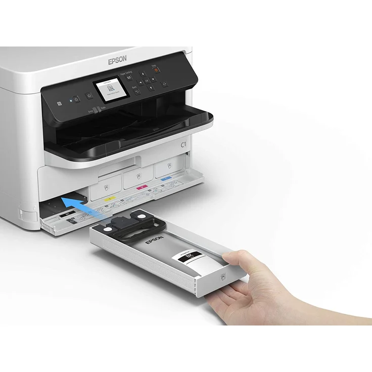 Epson WorkForce Pro WF-C5210DW - Tintenstrahldrucker, Druckgeschwindigkeit (S/min): 34 S/W, 34 Farbe, Auflösung: 4800 x 1200 (USB, LAN, WLAN, AirPrint, Mobile Print, NFC, Cloud Print) C11CG06401 – Bild 3