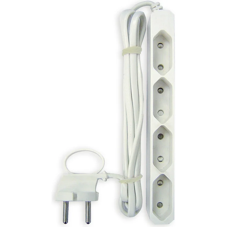 GAO EU4 Eurosteckdosenleiste - Eurosteckerleiste 4-fach Extraflach 1.5 m Kabel – Bild 1