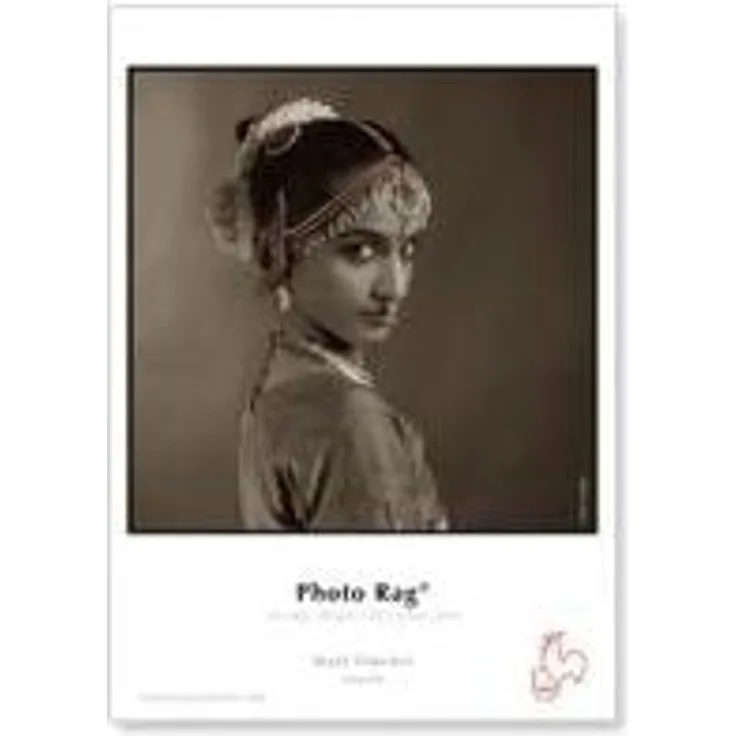 Hahnemühle 10641603 FineArt InkJet Papier Foto-Ragge, 188 gsm, 210 x 297 mm, weiß