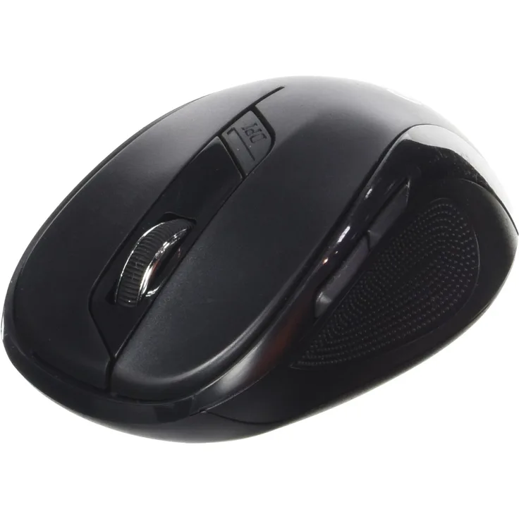 C-TECH wlm-02 RF Kabellos Optische 1.600 DPI Rechtshänder Schwarz – Maus (RF Kabellos, Büro, Tasten pressoirs, Rad, optisch, 1600 DPI)