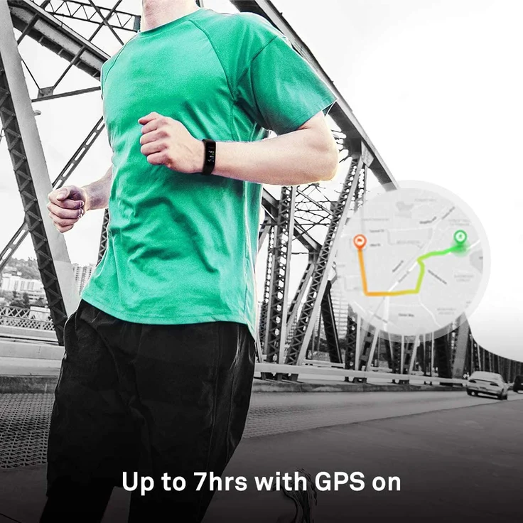 Huawei Band 3 Pro Fitness-Tracker Unisex, Einheitsgröße, Metallgehäuse, Schwarz – Bild 8