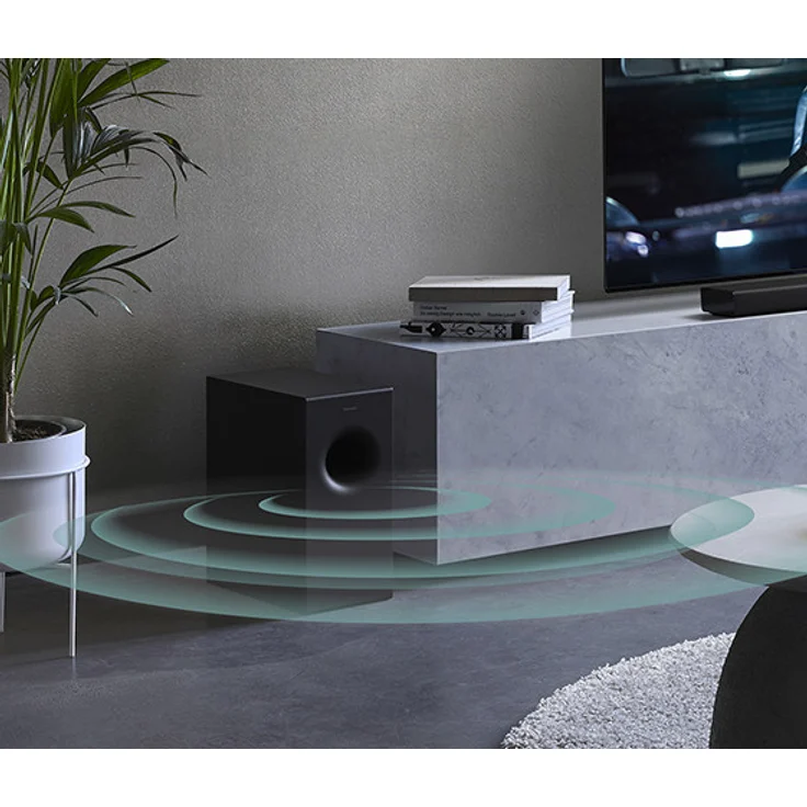 Panasonic SC-HTB600EGK 2.1 Soundbar mit Subwoofer, Dolby Atmos, kabellos/kabelgebunden, geeignet für TV, schwarz – Bild 9