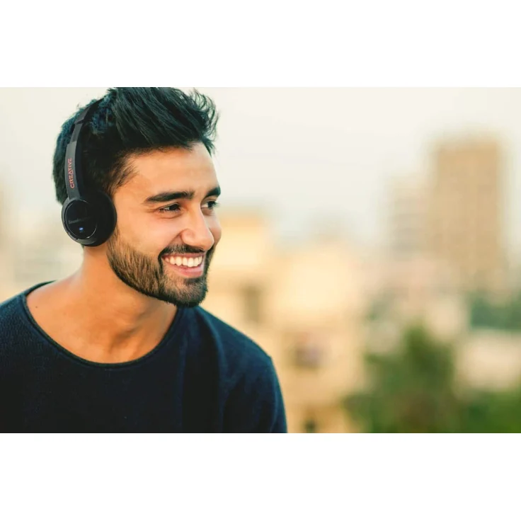 Creative Sound Blaster Jam V2 On-Ear-Kopfhörer, mit Bluetooth, Noise Cancelling, geeignet für iPhone, schwarz – Bild 9