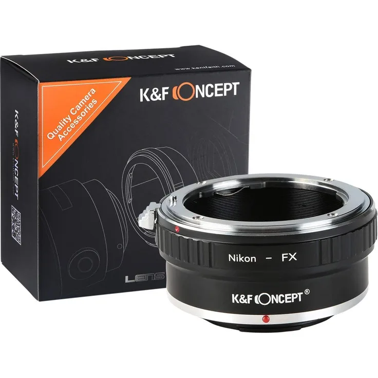 Nikon auf Fuji X Adapter, K & F Concept Objektivadapter für Nikon AI/F Mount Lens to Fujifilm X Series Mirrorless FX Mount Camera Adapter for Fuji XT2 XT20 XE3 XT1 X-T2