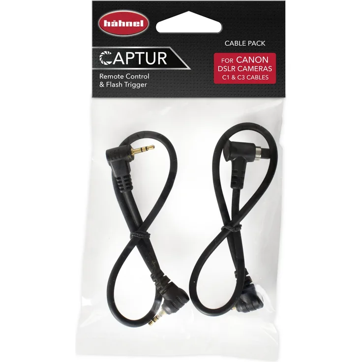 Hähnel Captur Kabel Pack Fernbedienung für Canon, Timer und Pro Modul-Ersatzkabel