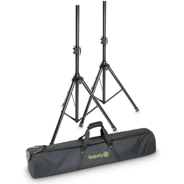 Gravity SS 5212 B SET 1 - 2 Boxenständer aus Stahl mit Tasche 