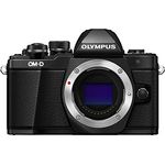 Olympus OM-D E-M10 Mark II Micro Four Thirds Systemkamera, 16 Megapixel, 5-Achsen Bildstabilisator, elektronischer Sucher, schwarz