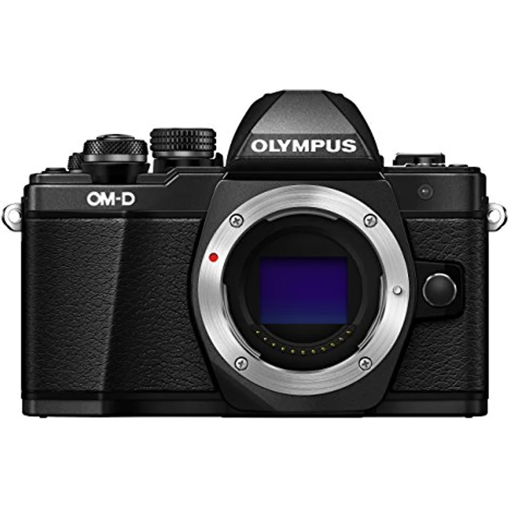 Olympus OM-D E-M10 Mark II Micro Four Thirds Systemkamera, 16 Megapixel, 5-Achsen Bildstabilisator, elektronischer Sucher, schwarz – Bild 1