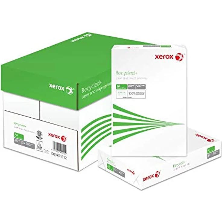 Xerox 003R91912 Recycled+, 80g-m², A4, Karton zu 5 x 500 Blatt Recycling