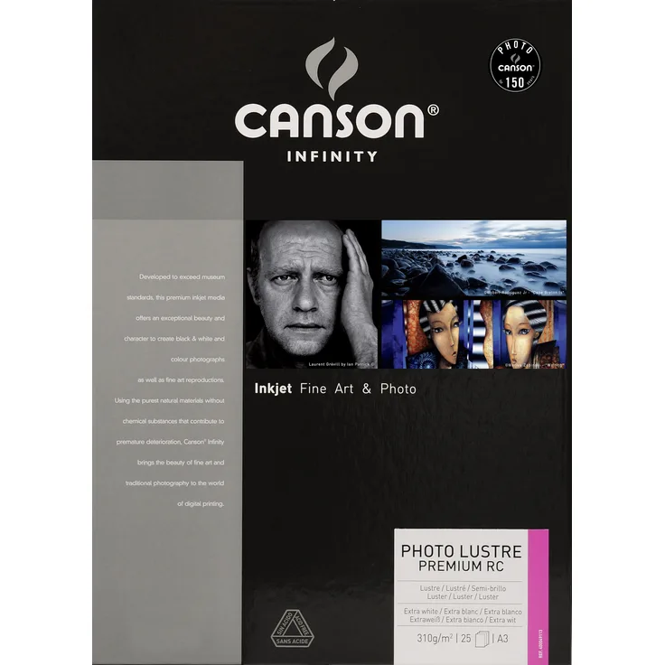 Canson 400049113 Photo Lustre Premium RC Box, A3
