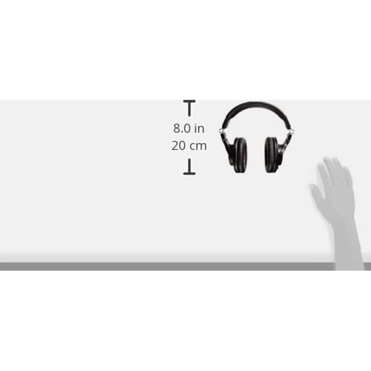 Audio-Technica ATH-M30X Over-Ear-Kopfhörer, schwarz – Bild 7