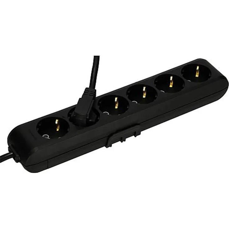 Panasonic 6-fa.Steckdosenleiste 1,5m schwarz WLTB04612BL-EU1