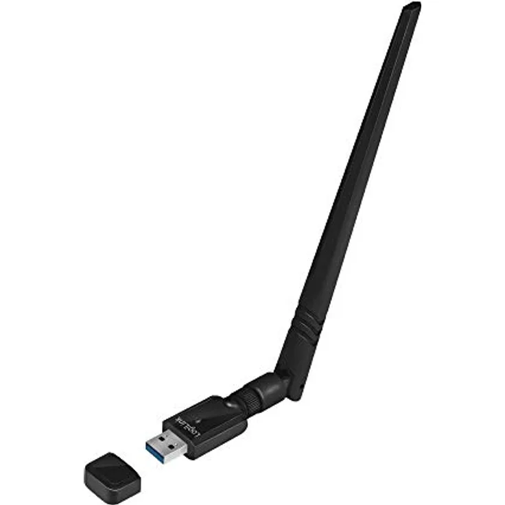 LogiLink WL0246 - Wireless LAN 802.11ac USB 3.0 Adapter, 2T2R, mit neigbarer 5dBi Antenne für 2,4 & 5GHz mit WPA2 Verschlüsselung