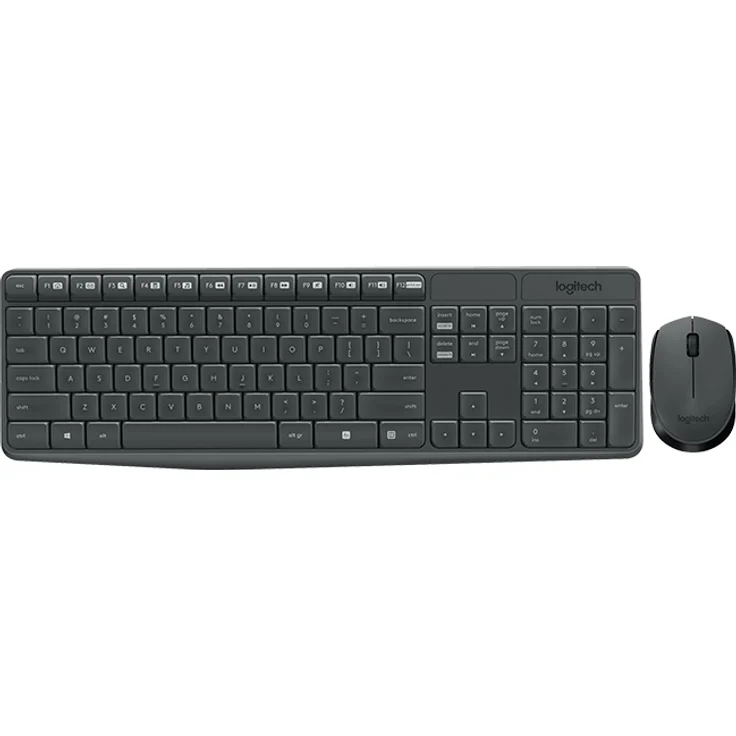 Logitech MK235 - Tastatur-und-Maus-Set - kabellos - 2,4 GHz - Deutsch QWERTZ (920-007905) – Bild 1