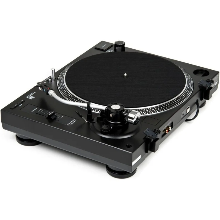 Dual DTJ 301.1 USB DJ-Plattenspieler (33-45 U-min, Pitch-Control, Magnet-Tonabnehmer-System, Nadelbeleuchtung, USB Kabel) schwarz – Bild 4