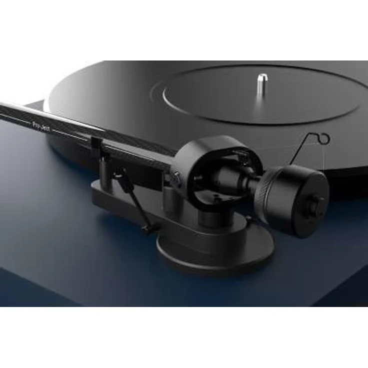 Pro-Ject Debut Carbon EVO Manueller Plattenspieler mit Riemenantrieb inkl. Schutzhaube satin blau – Bild 2
