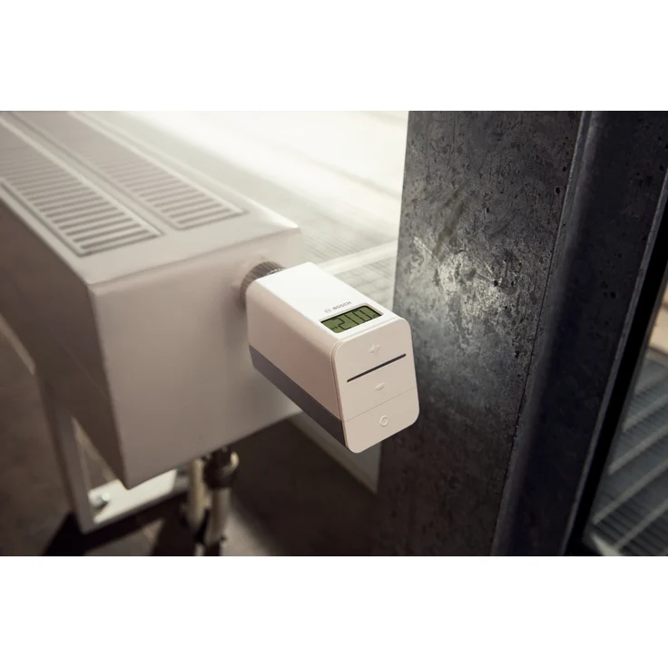 Bosch Smart Home Heizkörper Thermostat mit App Steuerung, kompatibel mit Apple HomeKit, Amazon Alexa und Google Assistant - Variante Deutschland, weiß (8750000002) – Bild 9