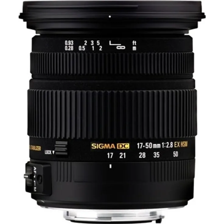Sigma 17-50 mm F2,8 EX DC HSM-Objektiv (77 mm Filtergewinde) für Sony A-Objektivbajonett