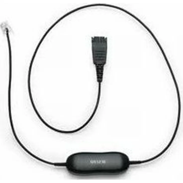 Jabra GN1216 QD auf RJ9-Anschlusskabel für Avaya one-X Telefonsysteme der 9600-Serie, gewendelt