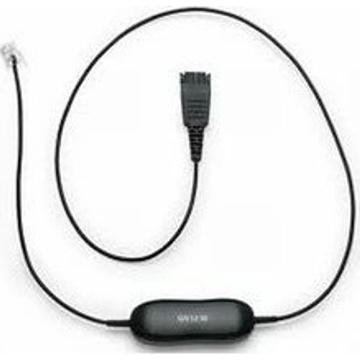 Jabra GN1216 QD auf RJ9-Anschlusskabel für Avaya one-X Telefonsysteme der 9600-Serie, gewendelt