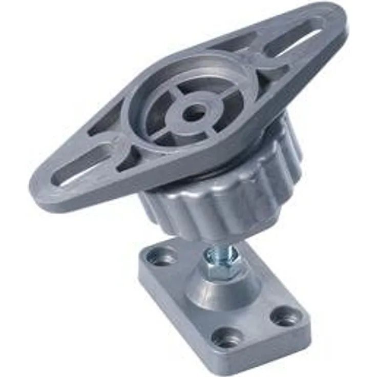 König Universal Lautsprecher Wandhalter, maximum Belastbarkeit 4,5 kg, Wandabstand 7 mm, silber