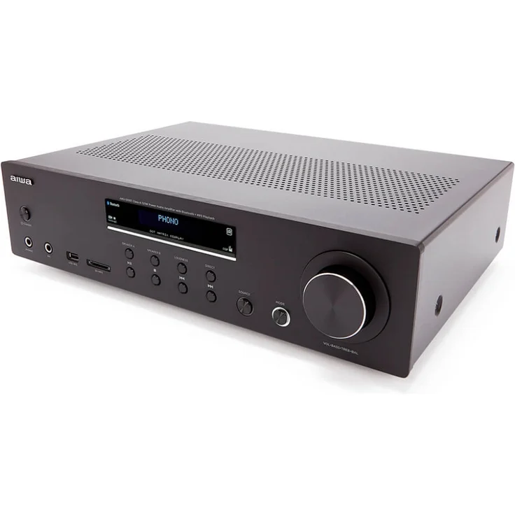 Aiwa AMU-120BTBK Aiwa AV-Empfänger und -Verstärker, Bluetooth, 120 Watt schwarz – Bild 4