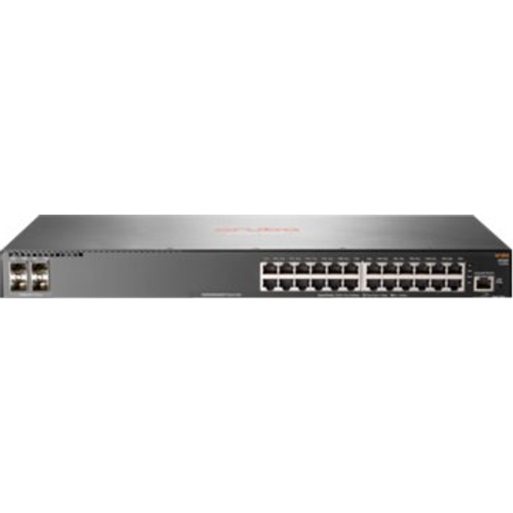 HP Aruba 2930F 24G Rackmount Gigabit Managed Switch, 24x RJ-45, 4x SFP+ (JL253A)