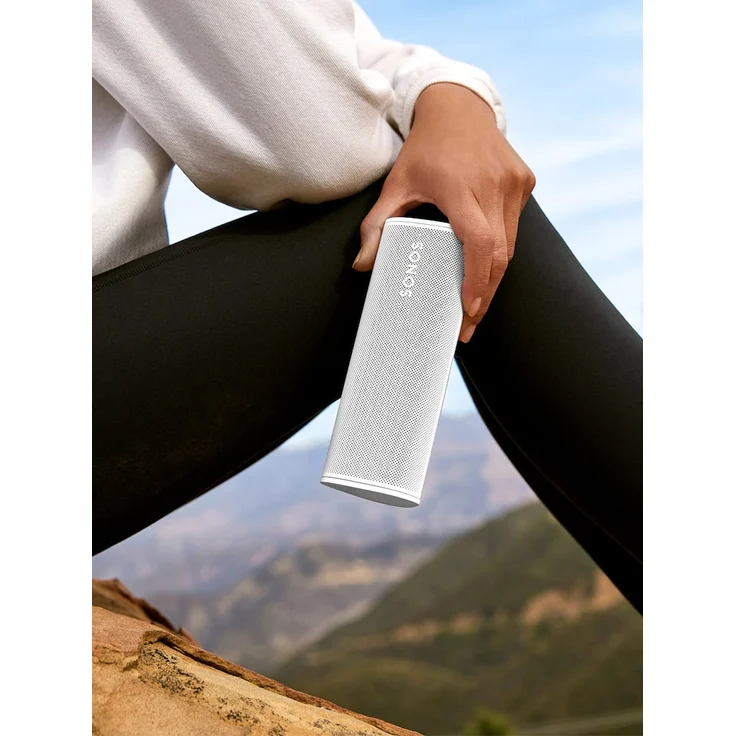 Sonos Roam Lunar White Bluetooth-Lautsprecher mit Alexa Sprachsteuerung, Google Assistant, AirPlay 2,wasserdicht, weiß – Bild 10