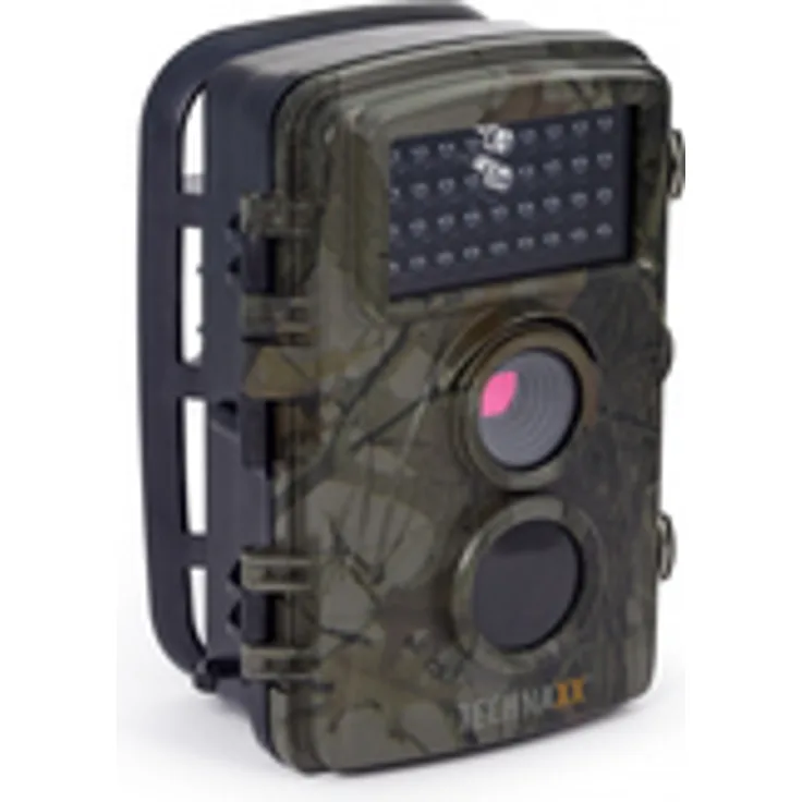 Technaxx Nature Wild Cam TX-69 Full HD Outdoor Überwachungskamera Wildkamera Nachtsicht 12 MP 1080P Wasserdicht Kabellos 0,6 Sekunden Auslösezeit, Bewegungsmelder Fotofalle