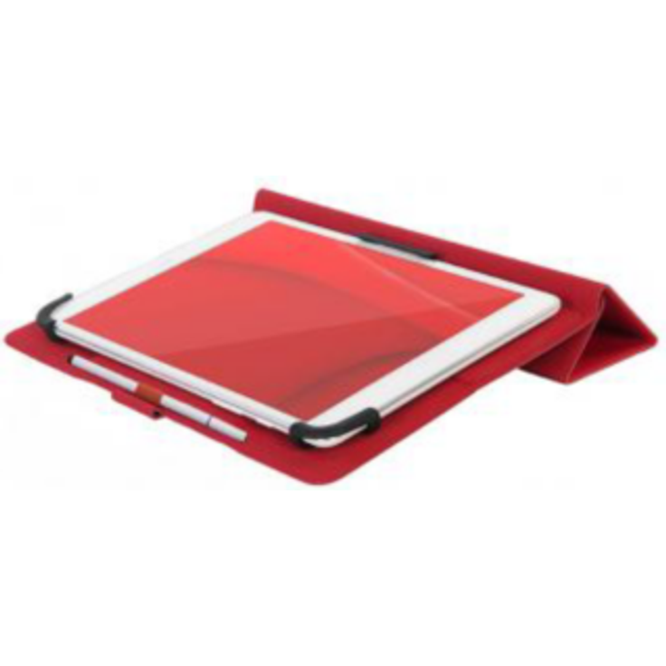 Tucano TAB-FAP10-R Universelles Hülle für Tablet mit Stand-Funktion rot