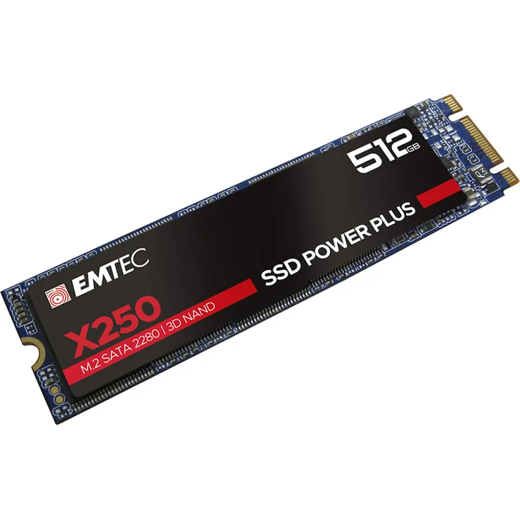EMTEC SSD Power Plus X250 - Solid-State-Disk - 512 GB - intern - M.2 2280 - SATA 6Gb/s (ECSSD512GX250) – Bild 5