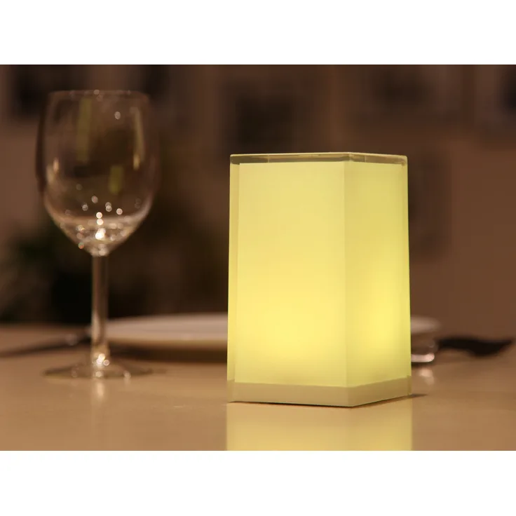 Akku-Tischleuchte CUB 6er Set - LED RGB Farbwechsel - Mit App