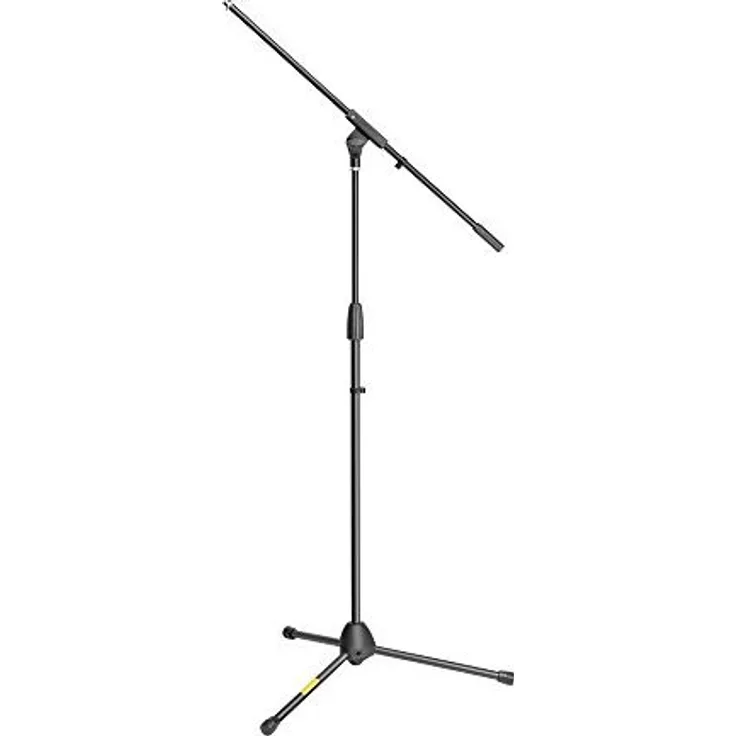 Adam Hall Stands S10B Mikrofonstativ mit Galgen & Glocken-Schnellverriegelung 