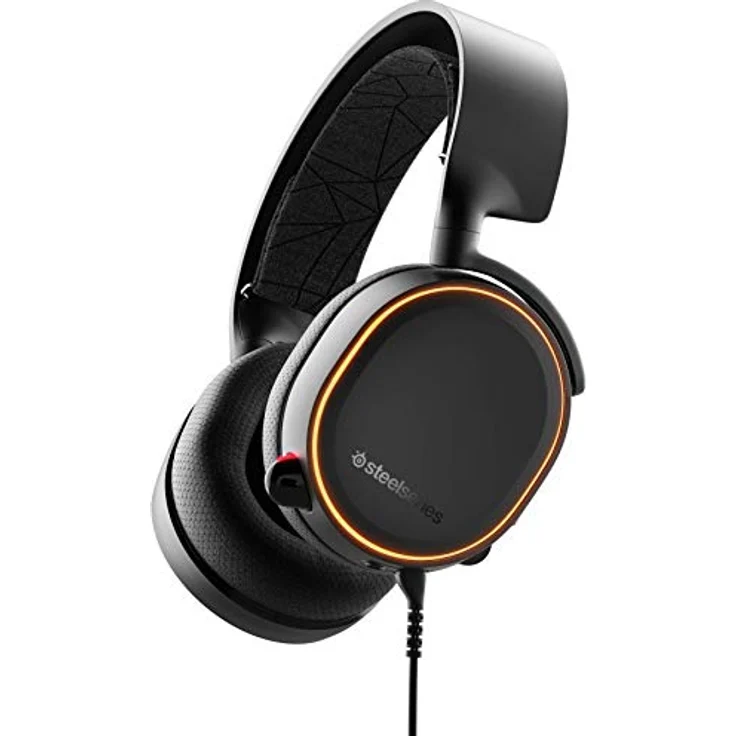 SteelSeries Arctis 5 (Gaming Headset, RGB-Beleuchtung, DTS Headphone:X v2.0 Surround für PC und PlayStation 4) schwarz – Bild 1
