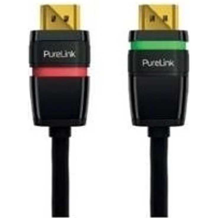 PureLink ULS1005-015 Zertifiziertes High Speed HDMI Kabel Ethernet halogenfrei mit Sicherheitsverschluss (HDMI 2.0 kompatibel, UltraHD Auflösung bis zu 4096x2304 Pixel (4K2K Quad FullHD 2160p), FullHD
