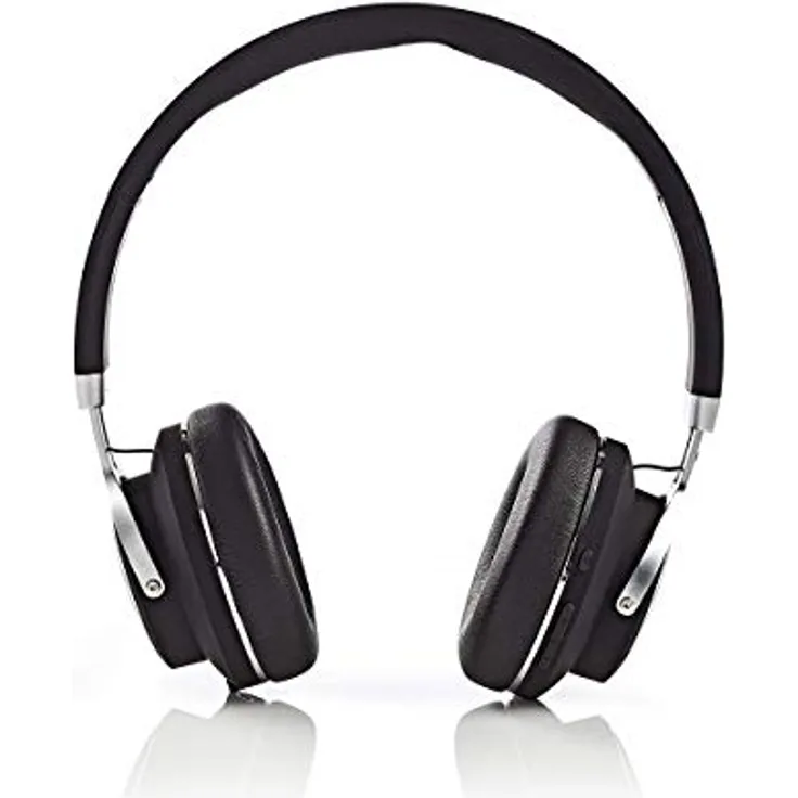 Nedis - Funkkopfhörer - Bluetooth - v4.1 - On-Ear - Aufbewahrungstasche - Integriertes Mikrofon - Freisprechfunktion - Built-In Lithium-Ion - 10 m Reichweite - 1x 3.5 mm - Schwarz