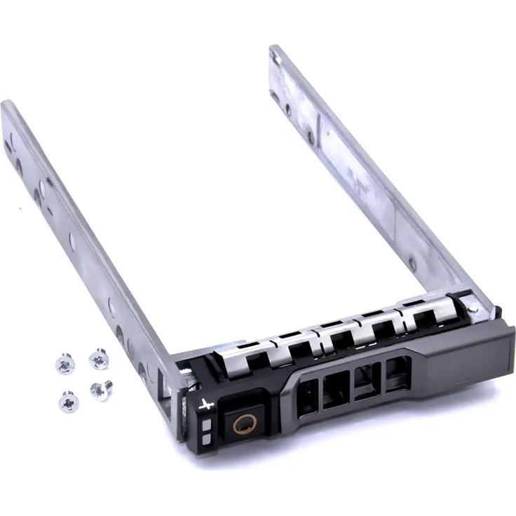 RGBs 6,3 cm SAS/SATA Festplatte Tray Caddy für Dell G176J Dell PowerEdge R310 R320 R410 R420 R510 R515 R520 R610 R710 R620 R715 R720 R720 x d R810 R815 R820 R910 1900 1950 2900 2950 6900 6950 + 4 Schrauben